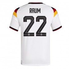Tyskland David Raum #22 Hjemmedrakt VM 2026 Kortermet